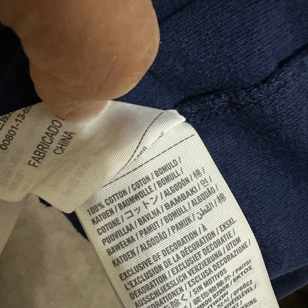 Hollister California Surfing Long Sleeve T Shirt Navy Blue Graphic Mens Sz L Y2K - Picture 4 of 4